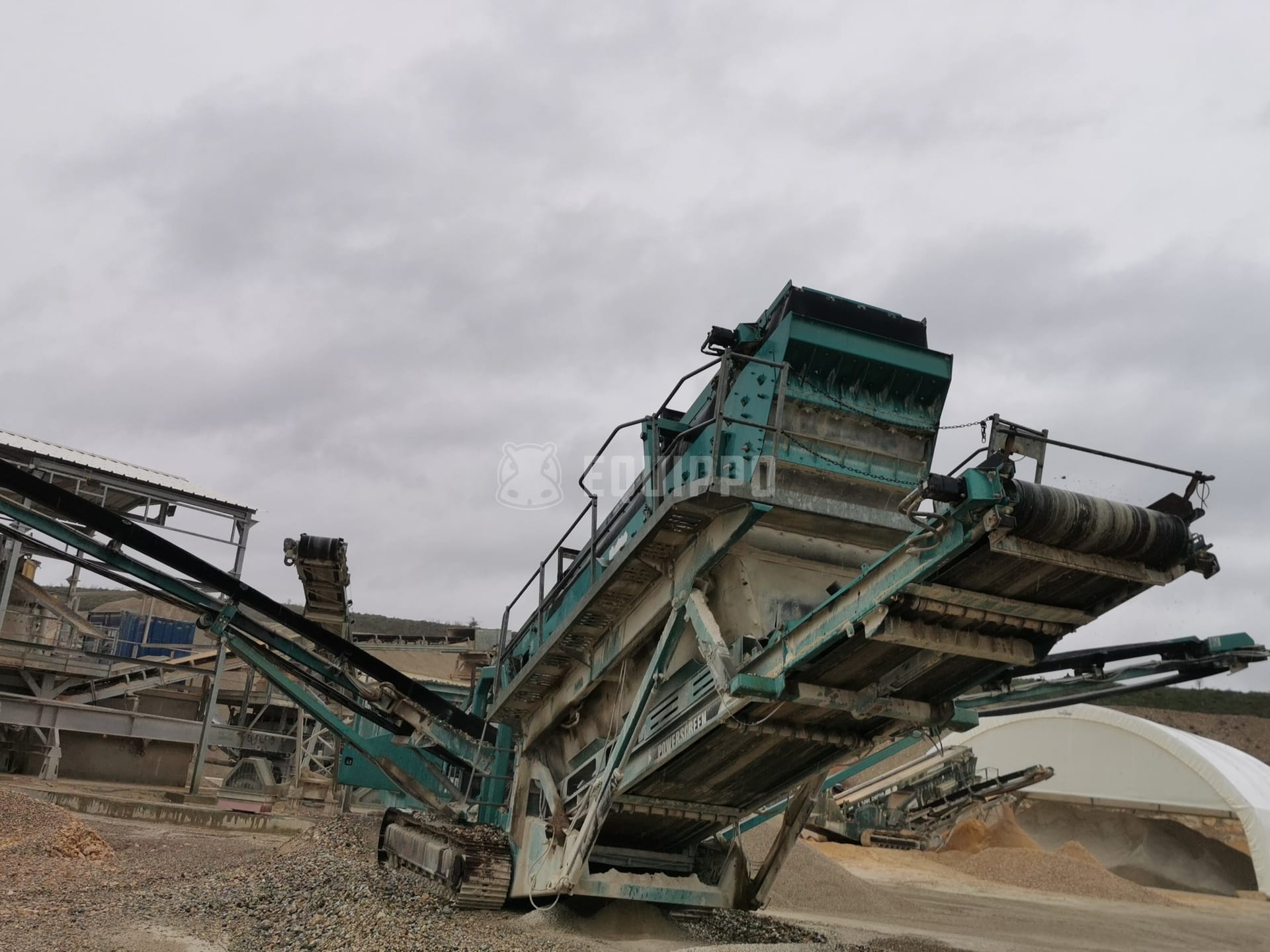 Powerscreen Chieftain 2100 Double Deck - - Gebrauchte Siebanlage