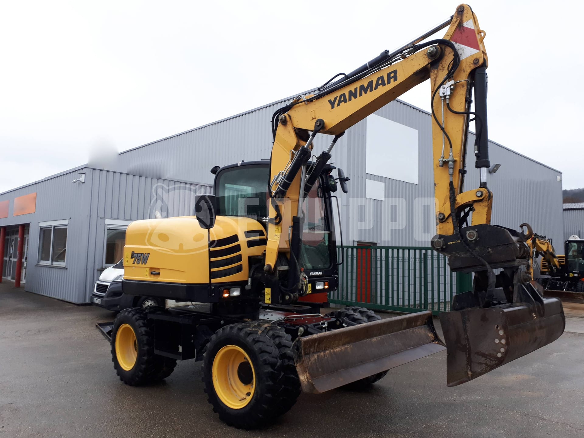 Yanmar B75W  - - Used Wheeled Excavator