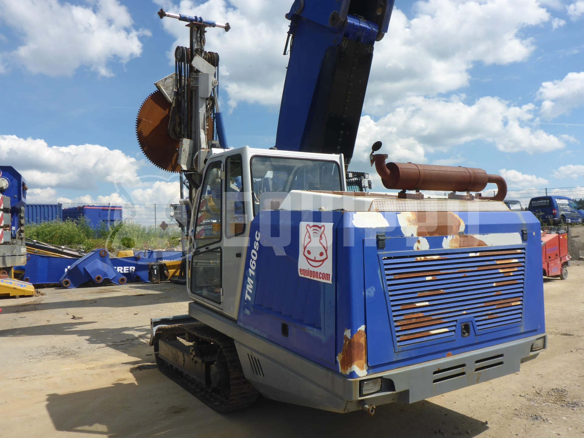 Techmo TM 160 SC - B  - - Used Rock Saw
