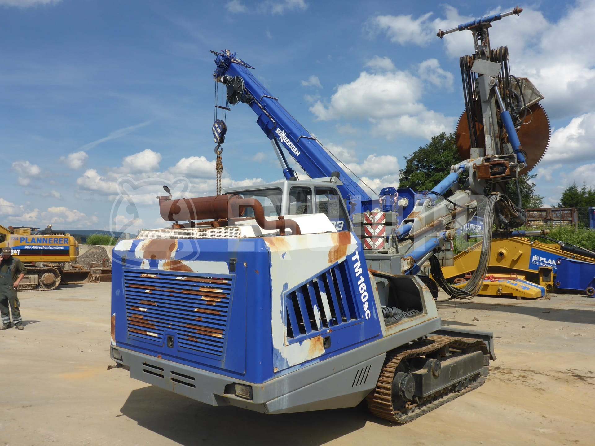 Techmo TM 160 SC - B  - - Used Rock Saw