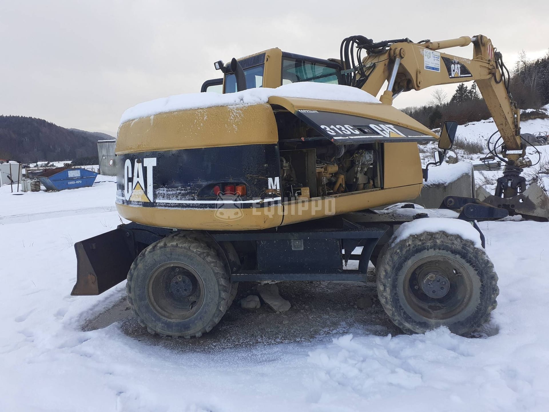 Caterpillar M313C  - - Gebruikte Mobiele Graafmachine
