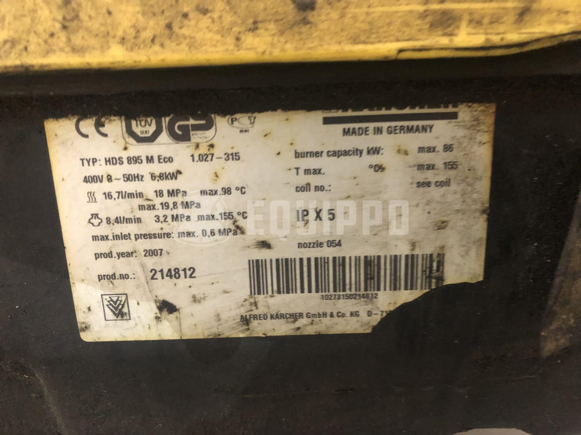 Karcher HDS 895 M Eco  - - Used Small Equipment