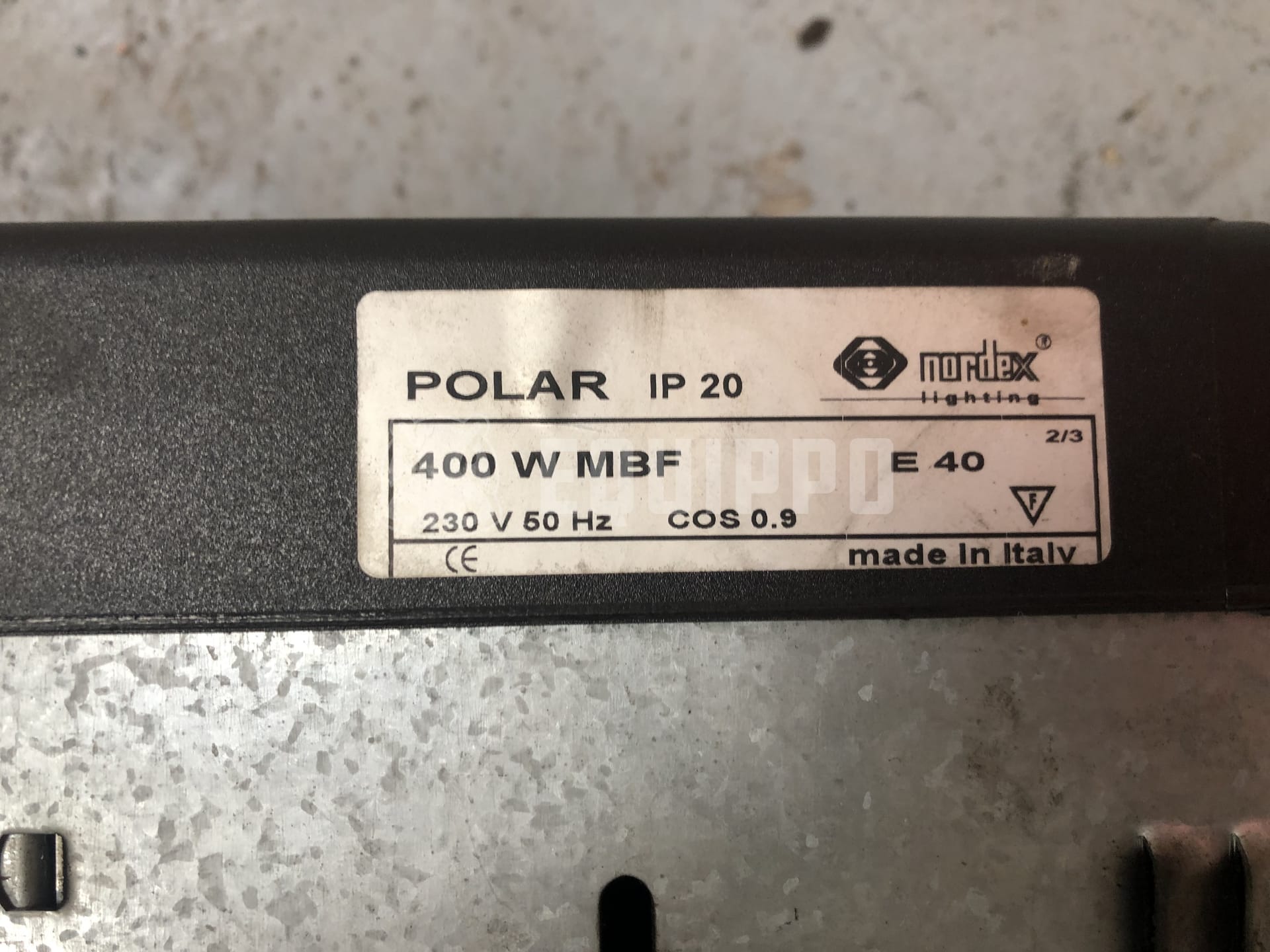NORDEX lighting 4x POLAR IP 20  - - Used Small Equipment
