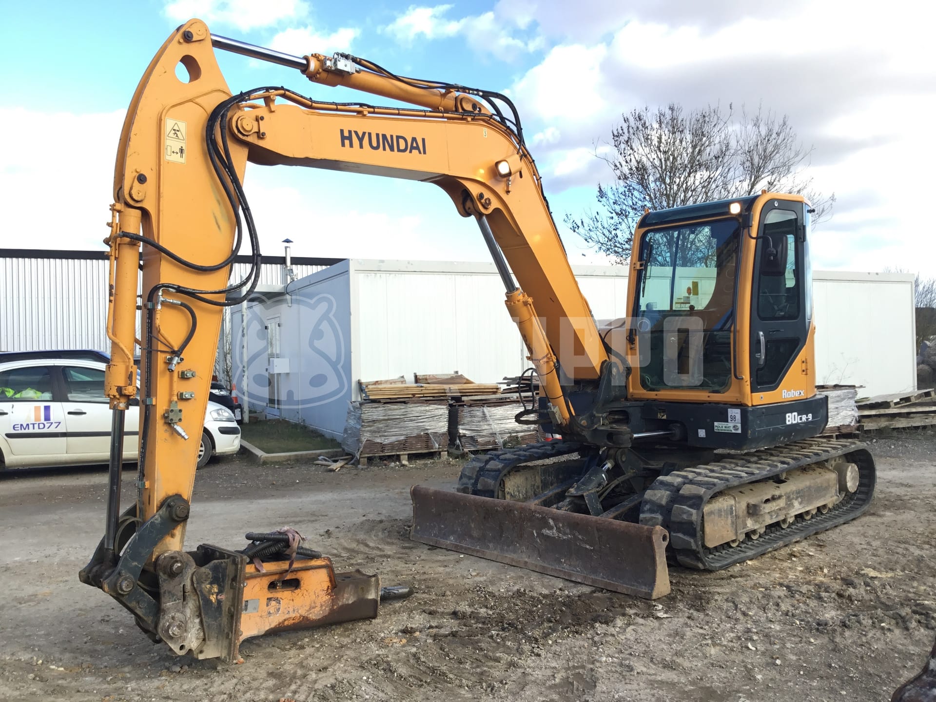 Hyundai Robex 80CR-9  - - Used Midi Excavator 7t - 12t