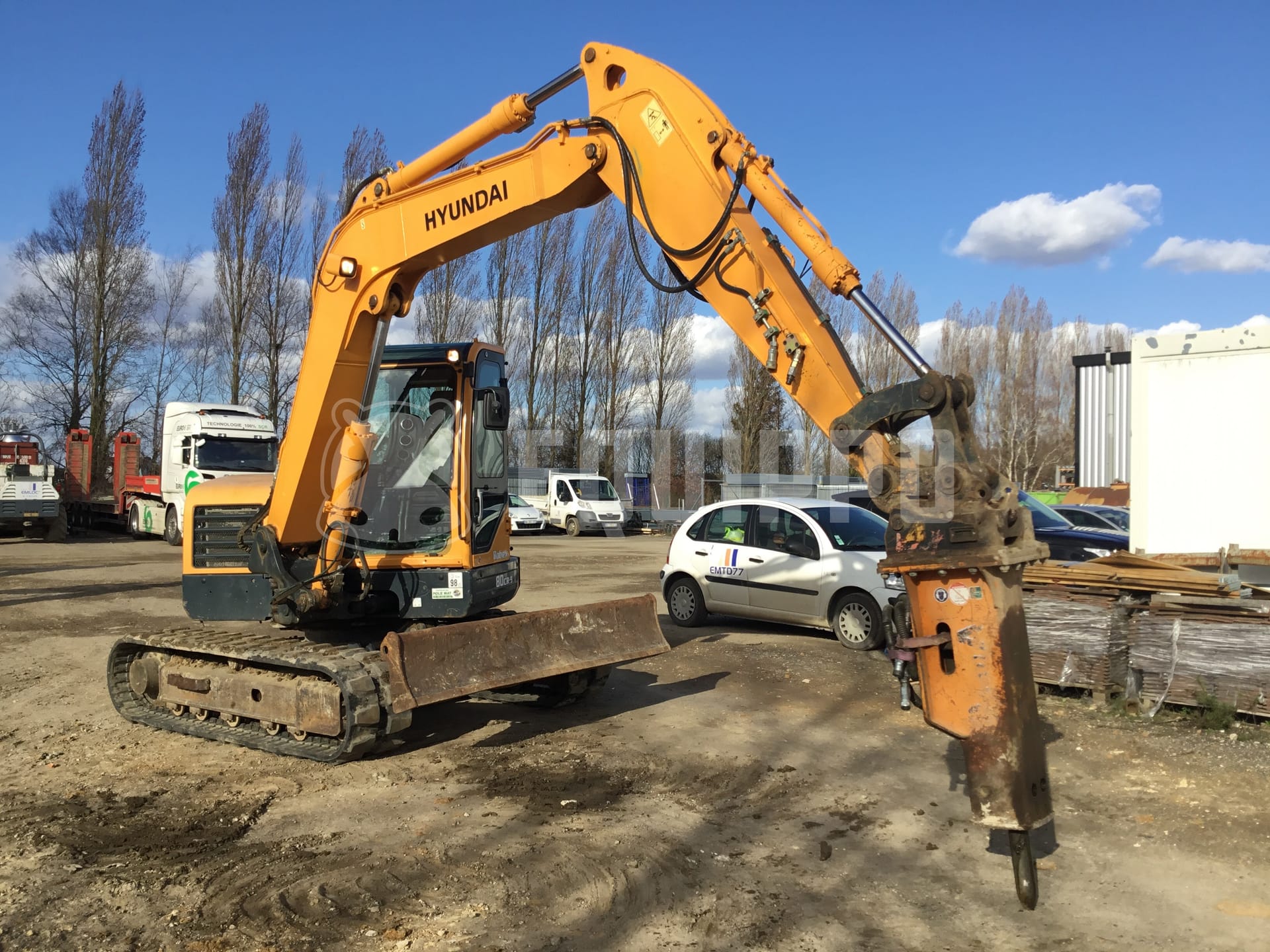 Hyundai Robex 80CR-9  - - Used Midi Excavator 7t - 12t