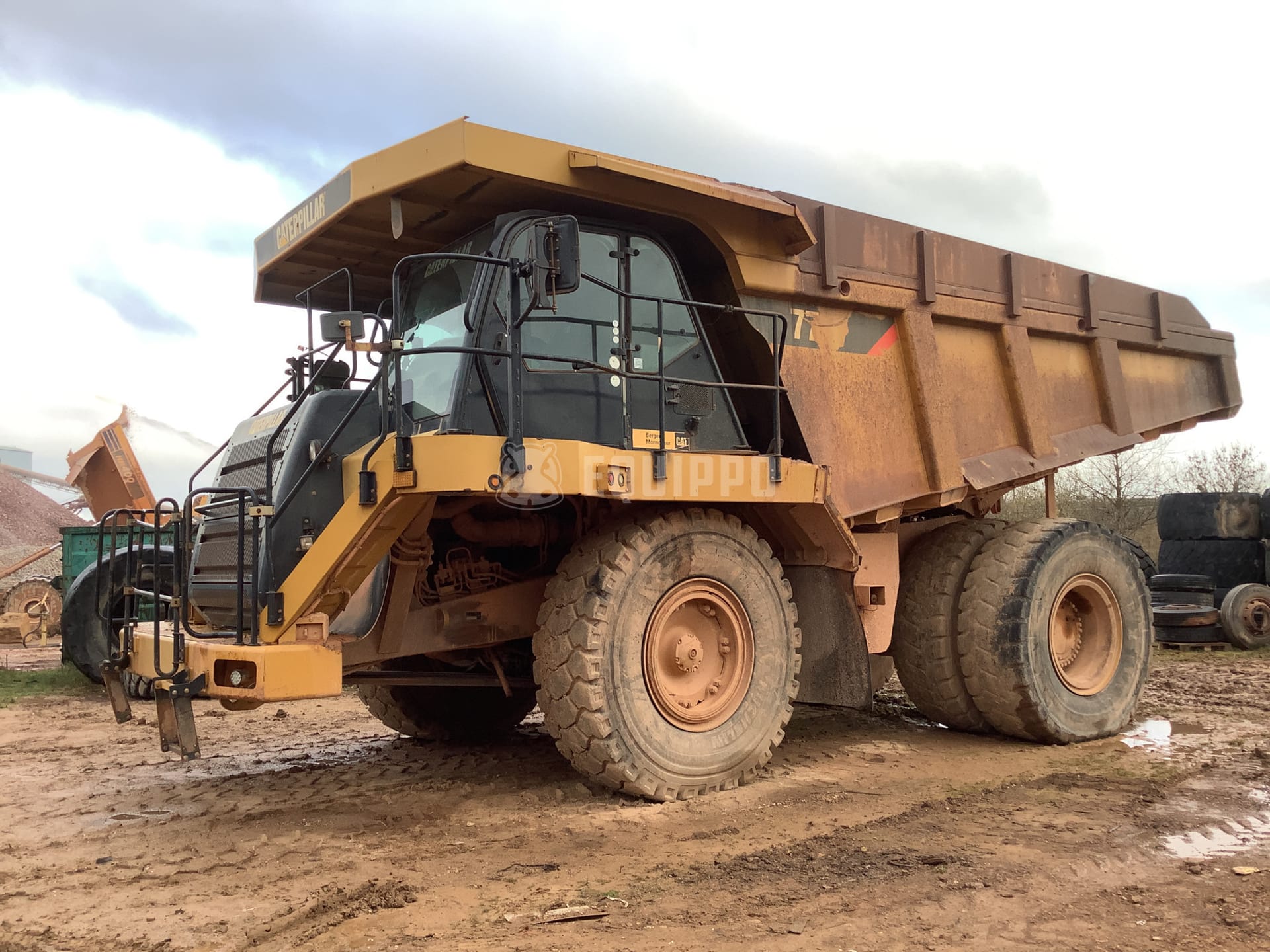 Caterpillar 775F - - Used Rigid Dump Truck
