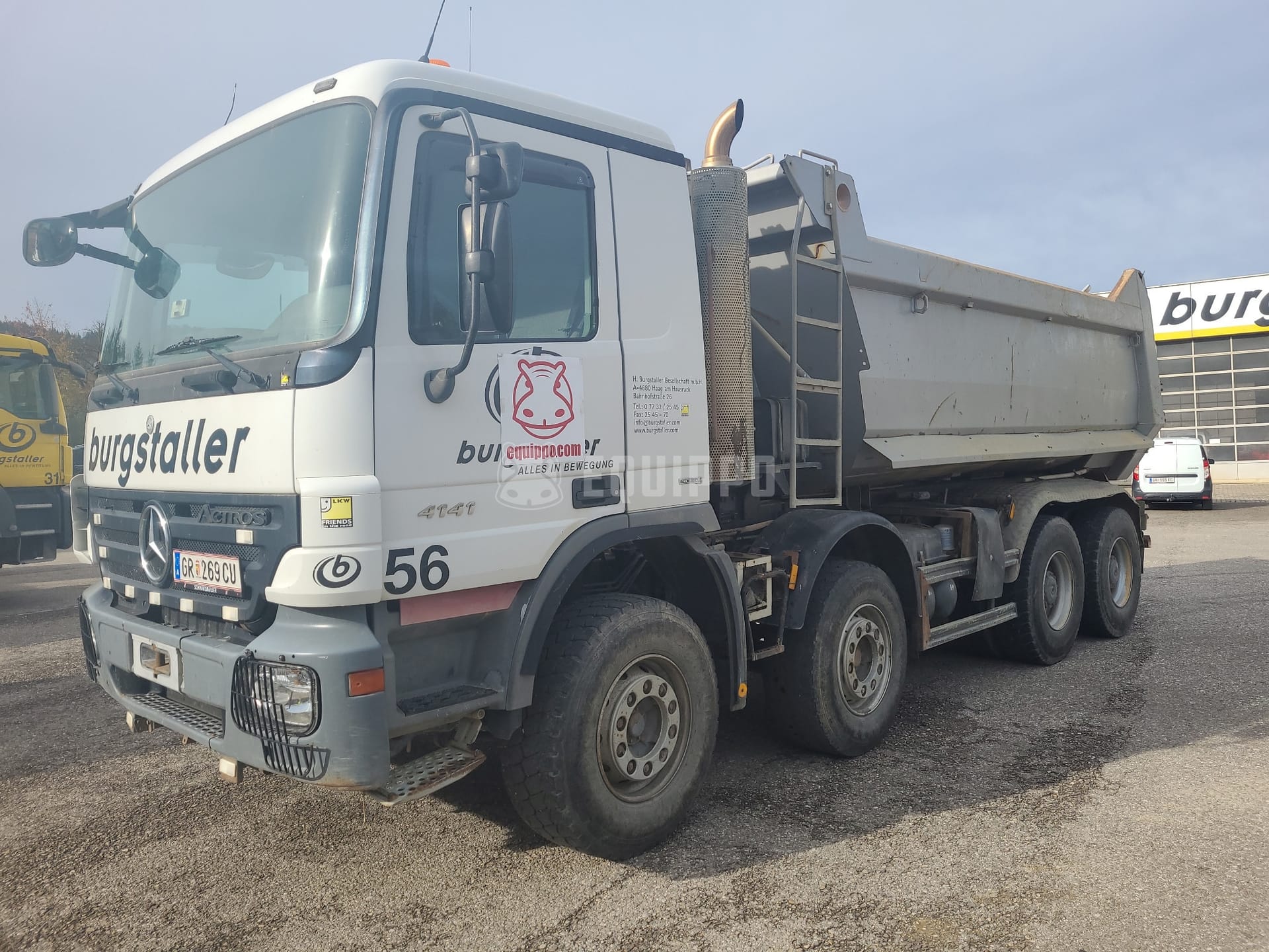 Mercedes-Benz 4141 8x4 with Meiller Kipper  - - Gebruikte Kipper
