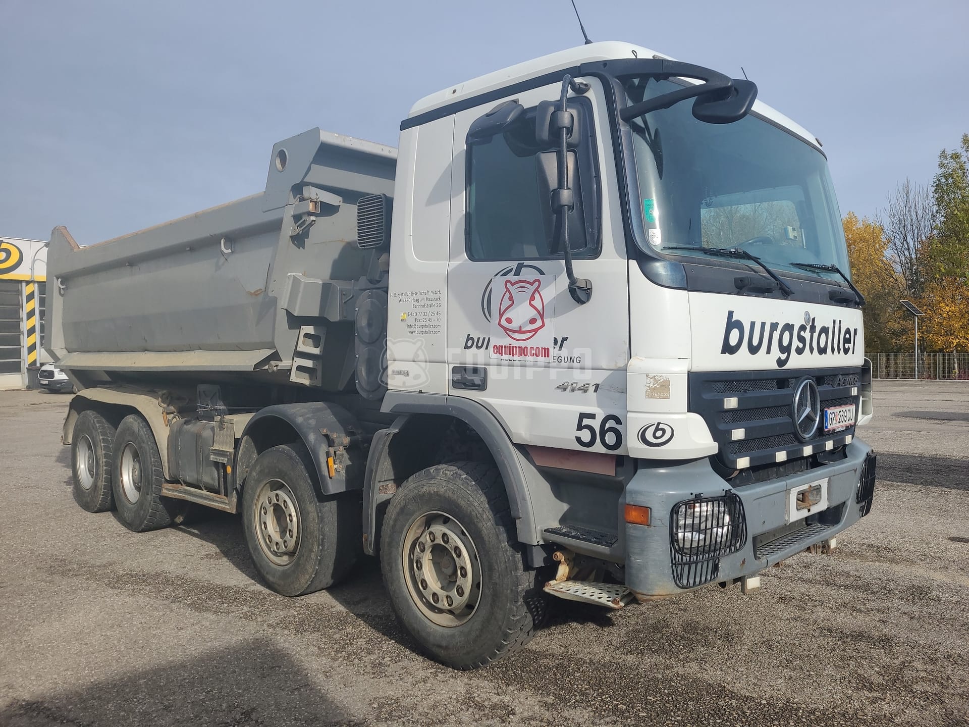 Mercedes-Benz 4141 8x4 with Meiller Kipper  - - Gebruikte Kipper