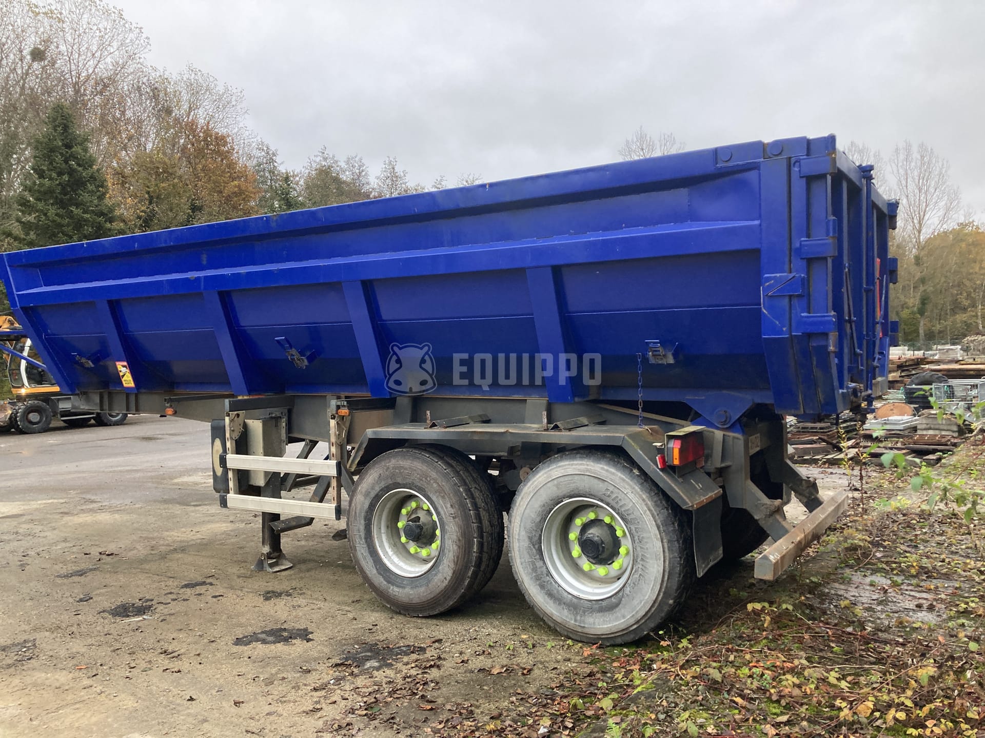 Metaco-Bob SD233 Axle Dump Trailer - - Used Semi-trailer