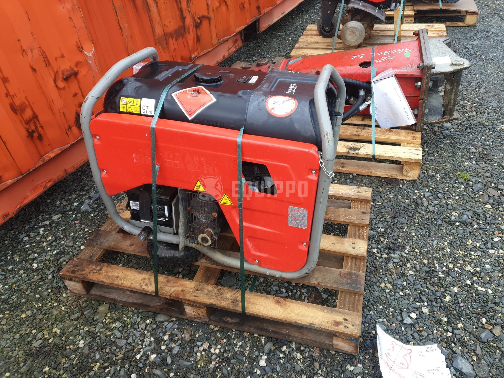 Pramac Generator Set S8000TRI 400V-7KVA - (For parts only)  - - Used Generator Set