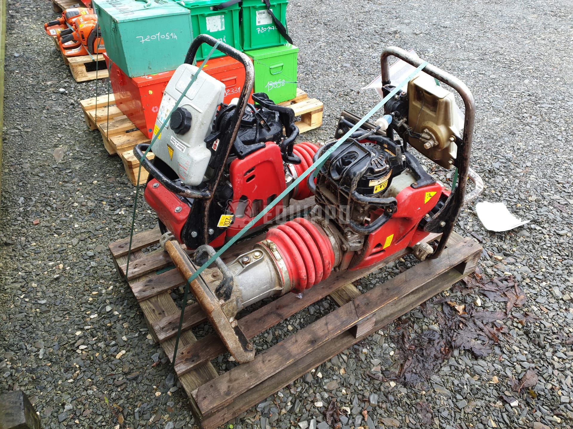 Mikasa Hand Compactor MTX70E MTX70 (For parts only) - - Used Hand compactor
