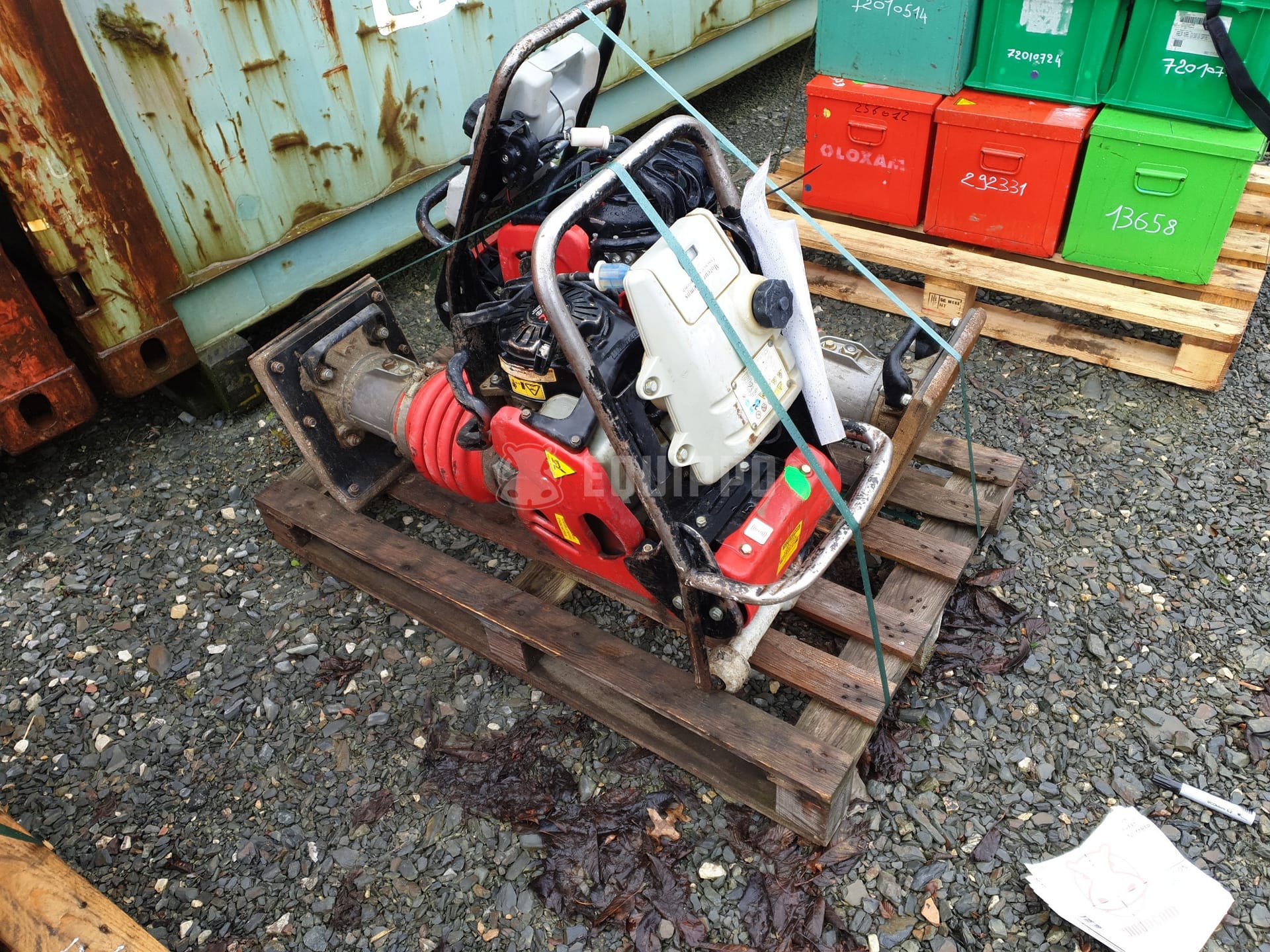 Mikasa Hand Compactor MTX70E MTX70 (For parts only) - - Used Hand compactor