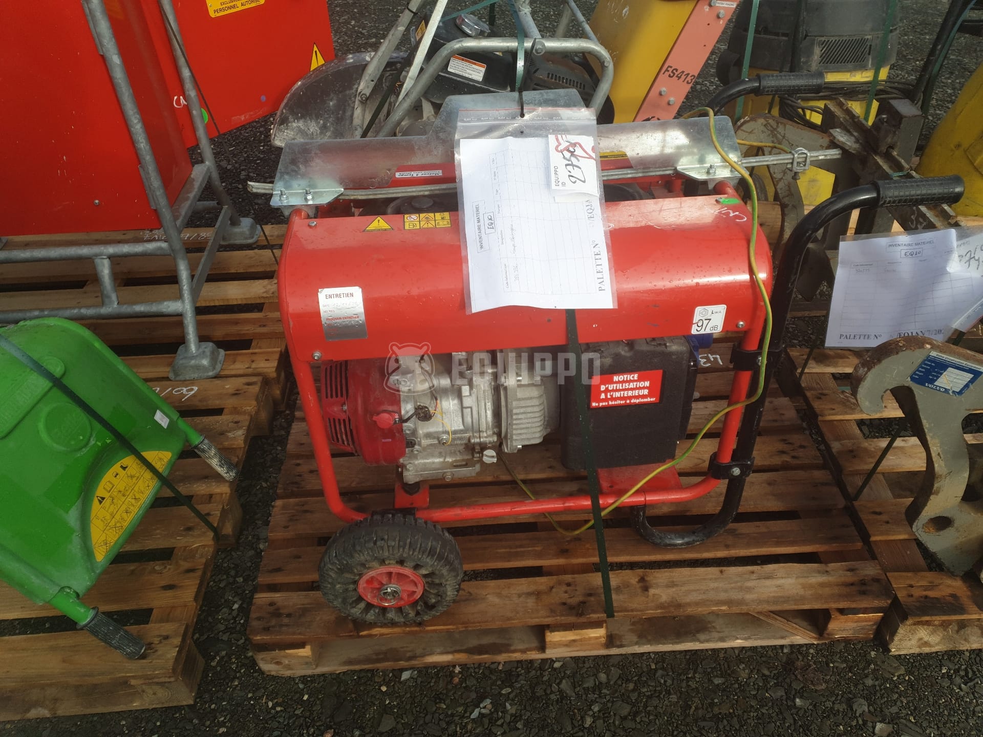 Pramac Generator set ES800 (For parts only) - - Used Generator Set
