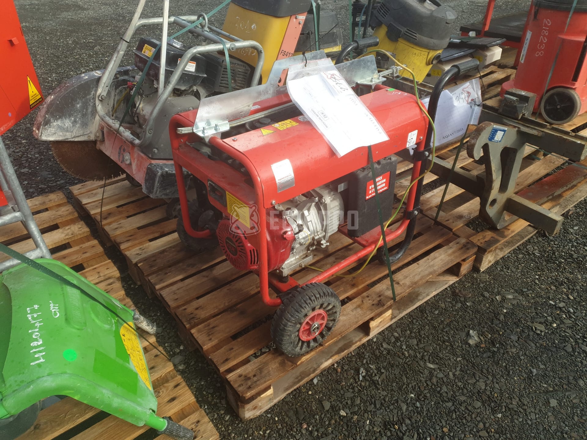 Pramac Generator set ES800 (For parts only) - - Used Generator Set
