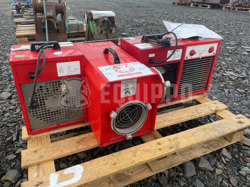 Thermobile Electrical heaters/Fan (x4) (For parts) - - Maquinaria Pequeña Usada