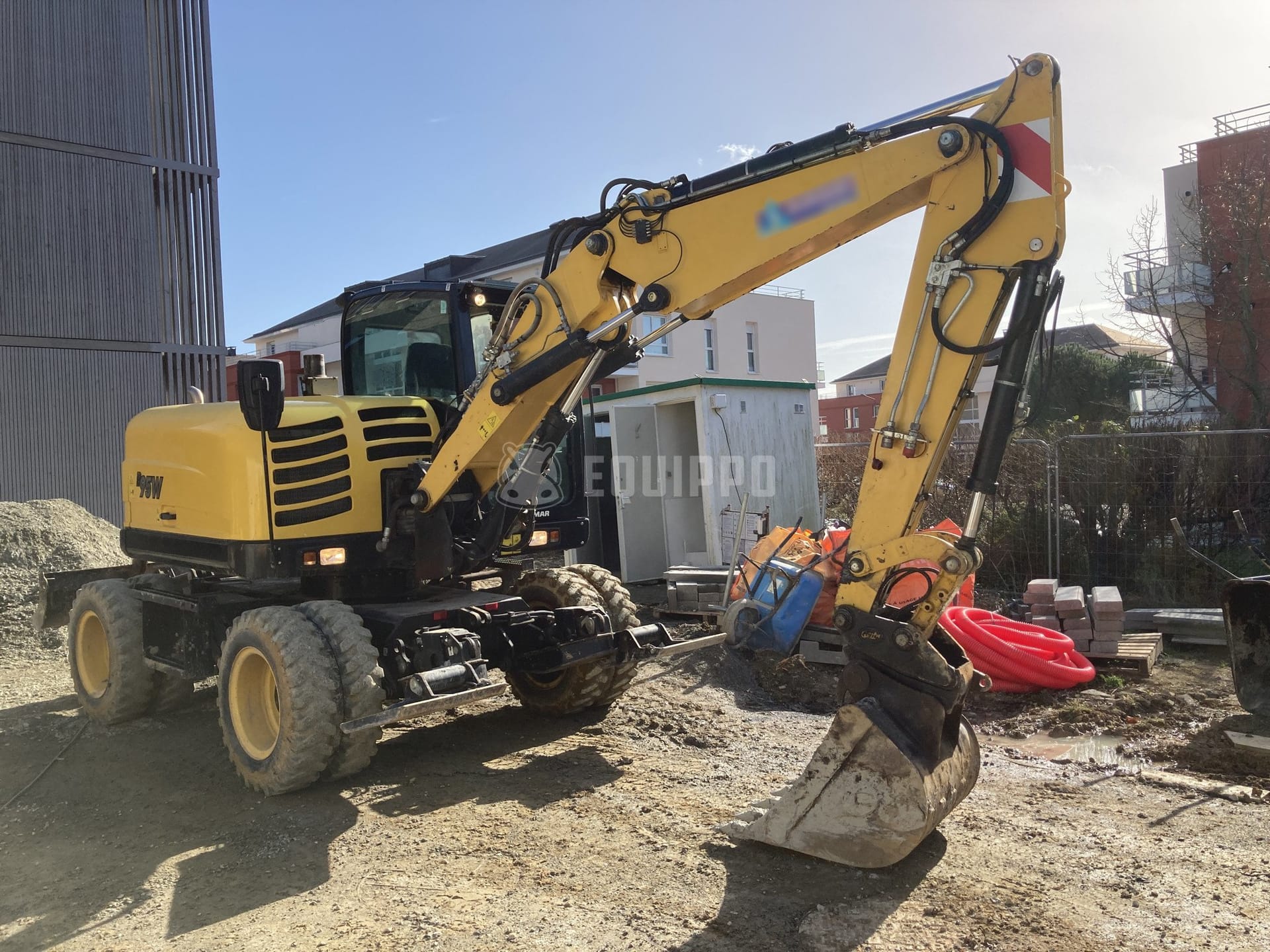 Yanmar B95W - - Used Wheeled Excavator