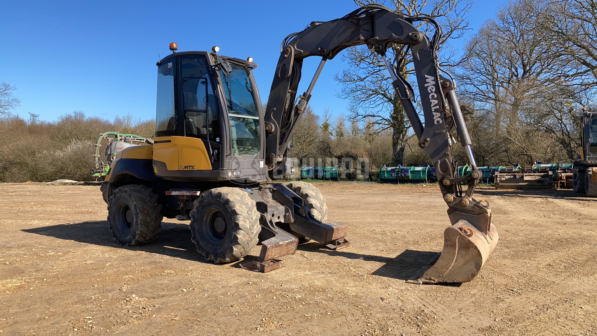 Mecalac 12 MTX - - Used Wheeled Excavator