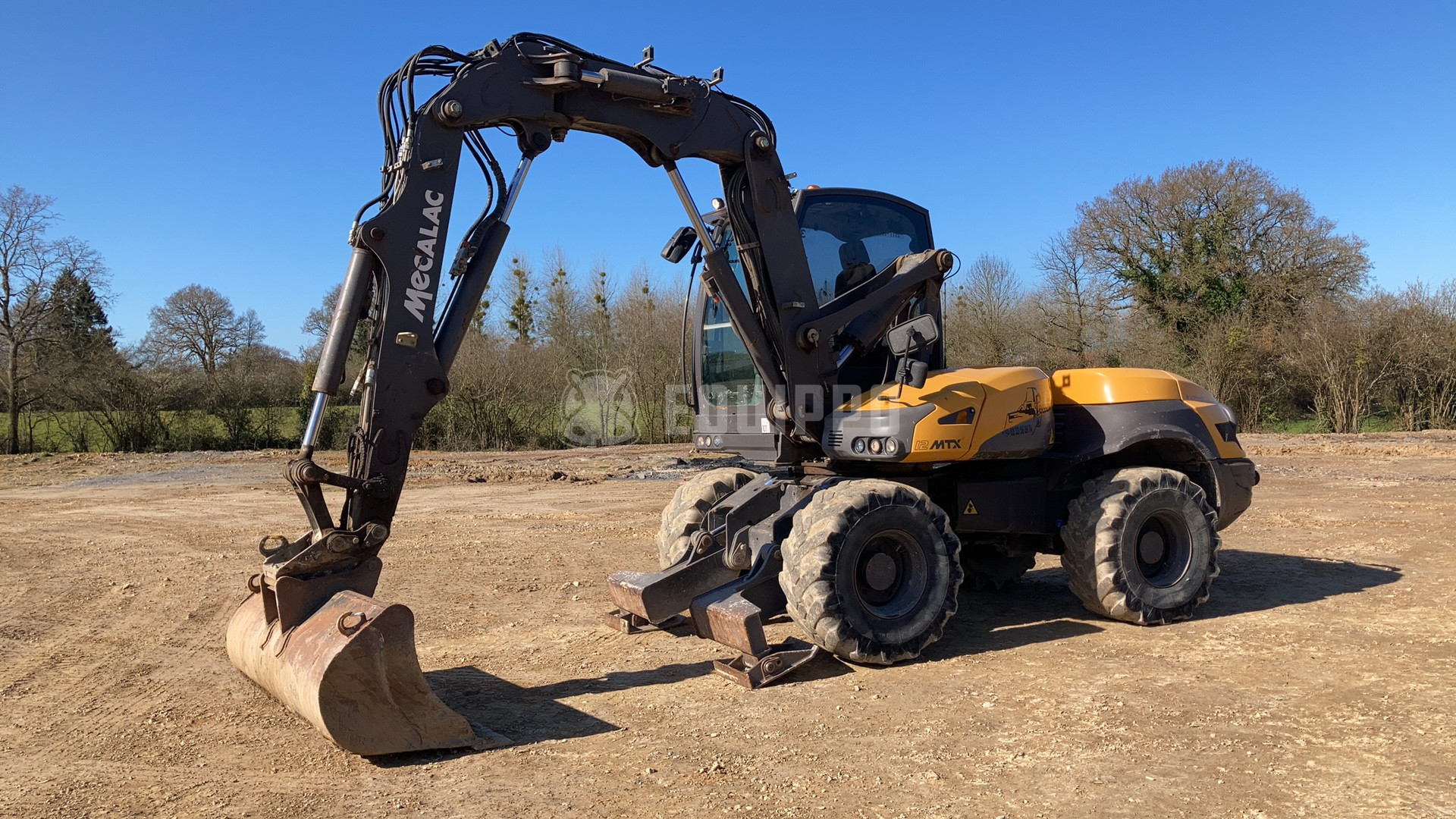 Mecalac 12 MTX - - Used Wheeled Excavator