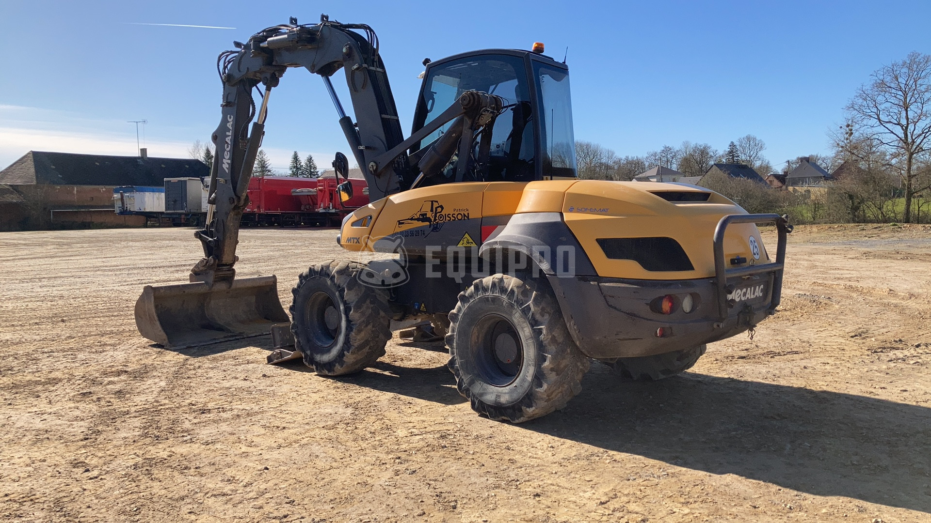Mecalac 12 MTX - - Used Wheeled Excavator