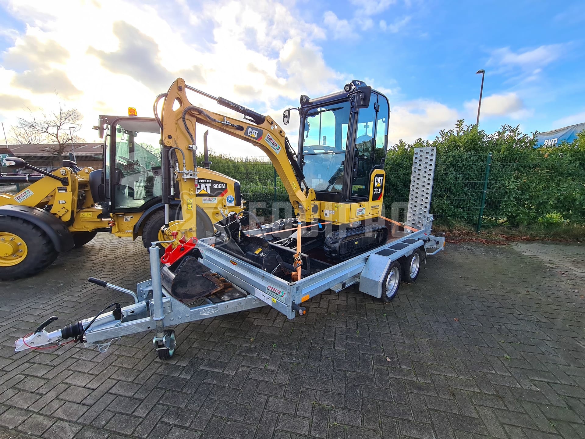 Caterpillar 301.6 with Böckmann BT3518/30 - - Used Mini Excavator  < 7t