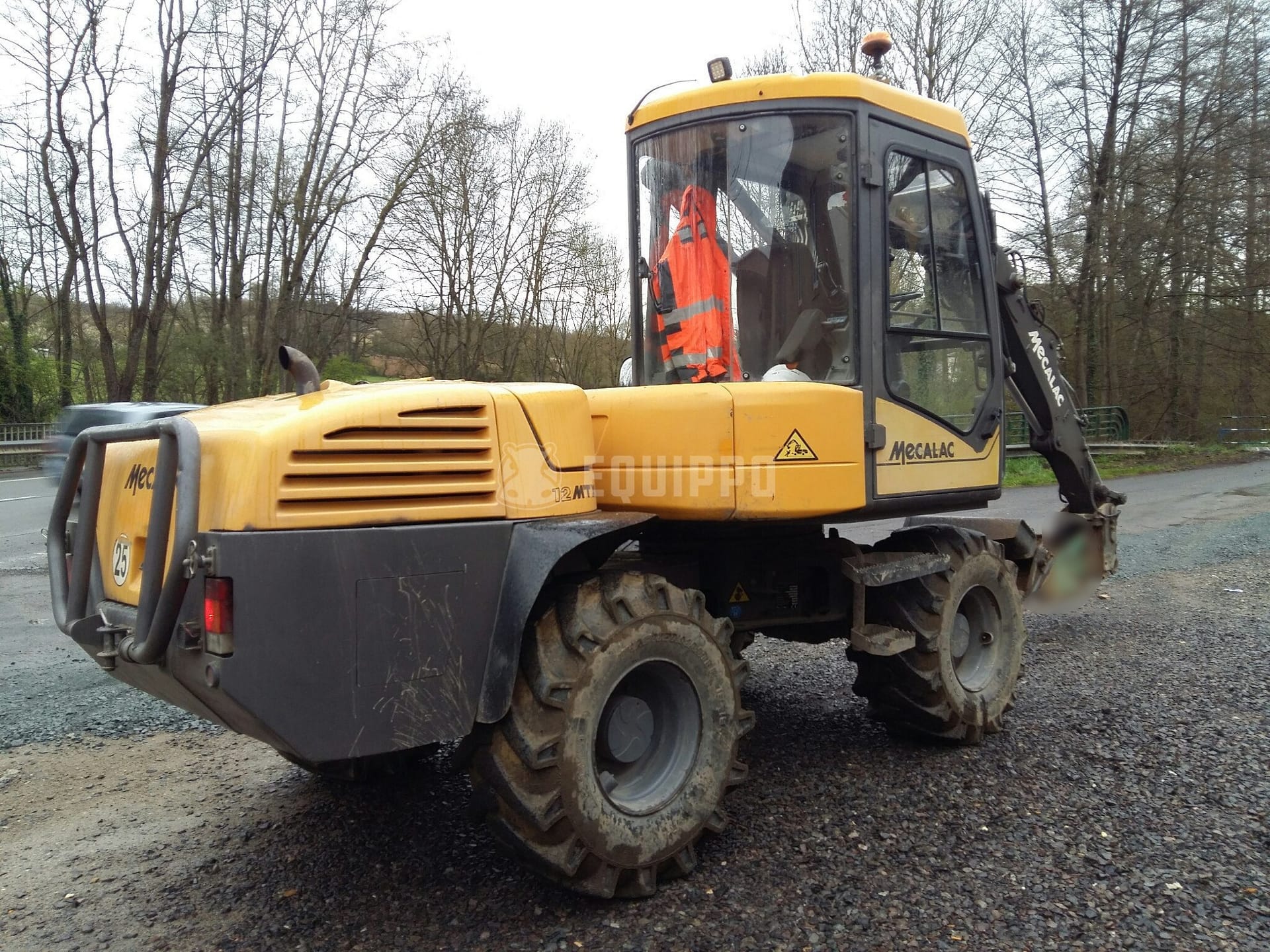 Mecalac 12 Mtx - - Used Wheeled Excavator