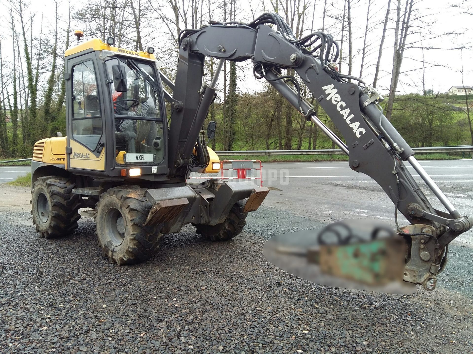 Mecalac 12 Mtx - - Used Wheeled Excavator