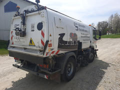 Mercedes Atego 1524 - Bucher high pressure sweeper with weed broom - - Used Sweeper