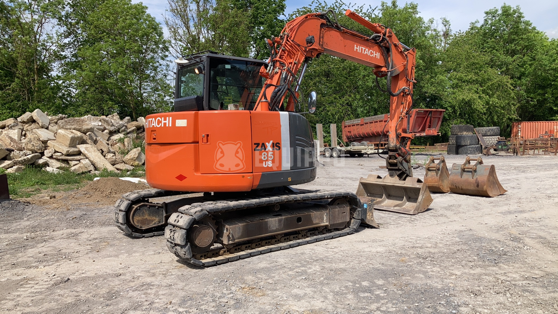 Hitachi ZX 85 US-3 - - Used Tracked Excavator