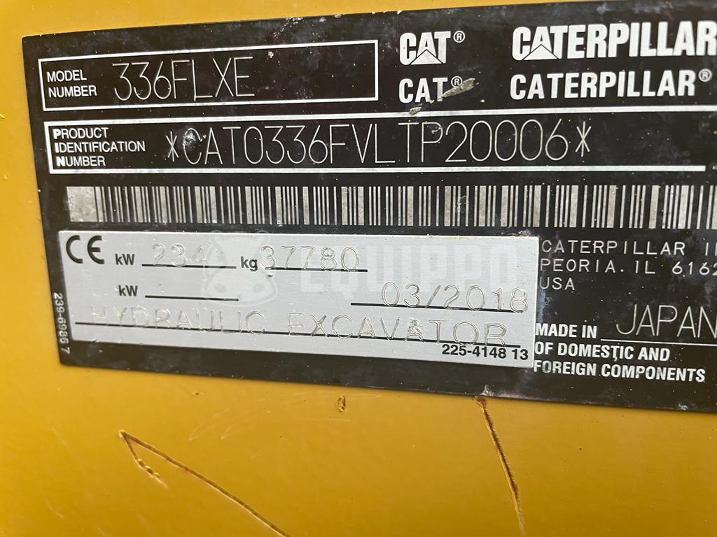 Caterpillar 336F L XE - - Used Tracked Excavator