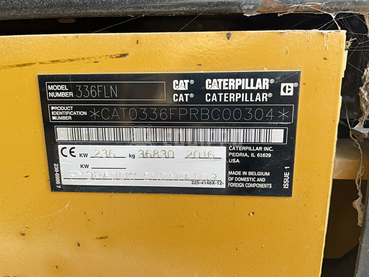 Caterpillar 336F - - Used Tracked Excavator