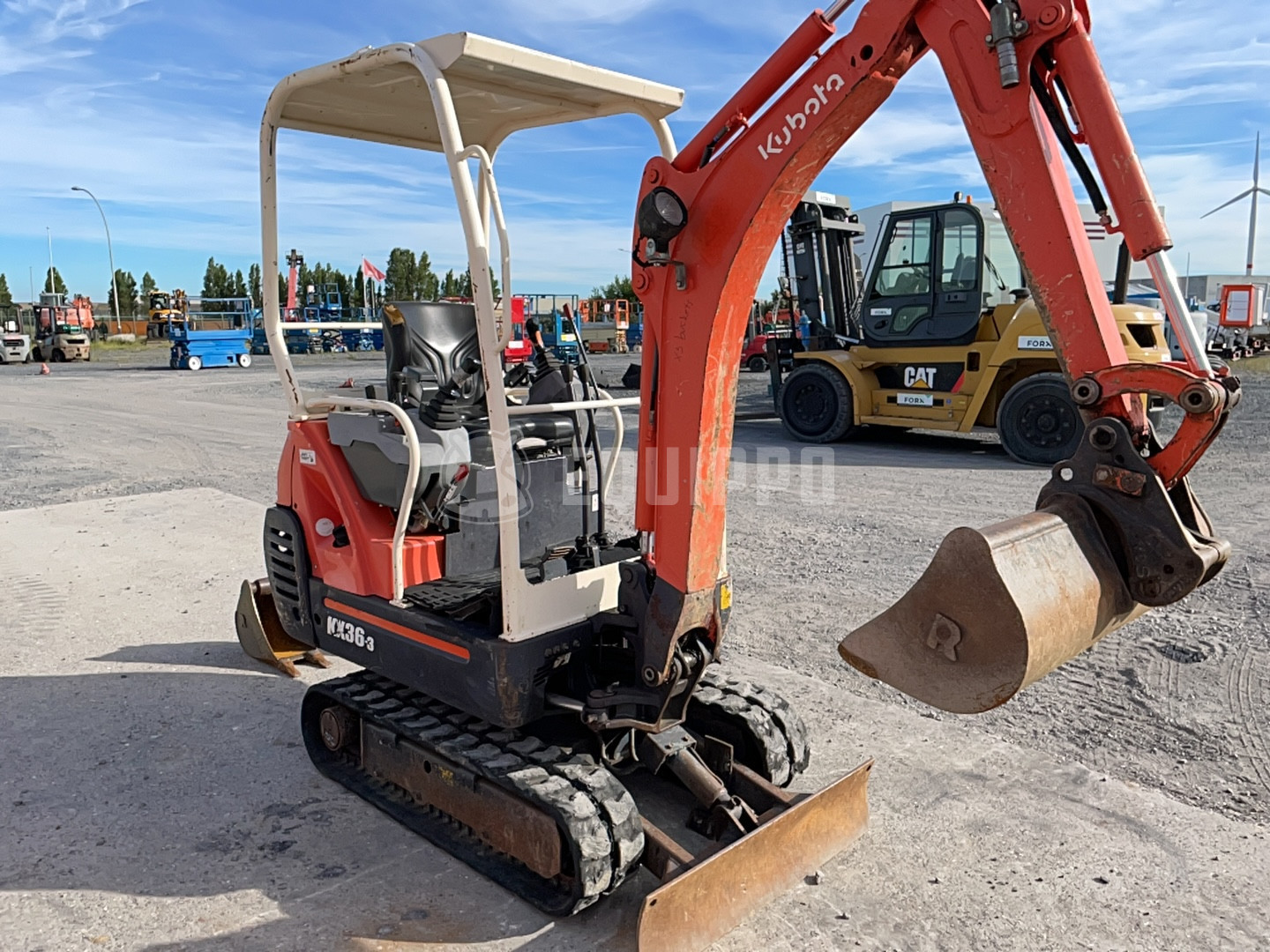Kubota KX36 Mini excavator - - Used Mini Excavator  < 7t