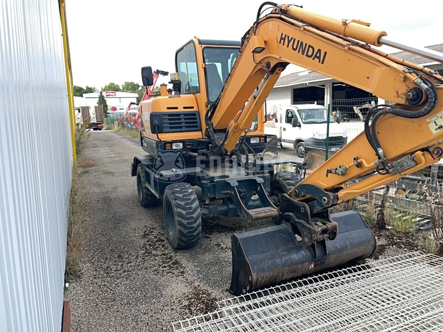Hyundai R55W-9A  - - Gebrauchte  Mobilbagger