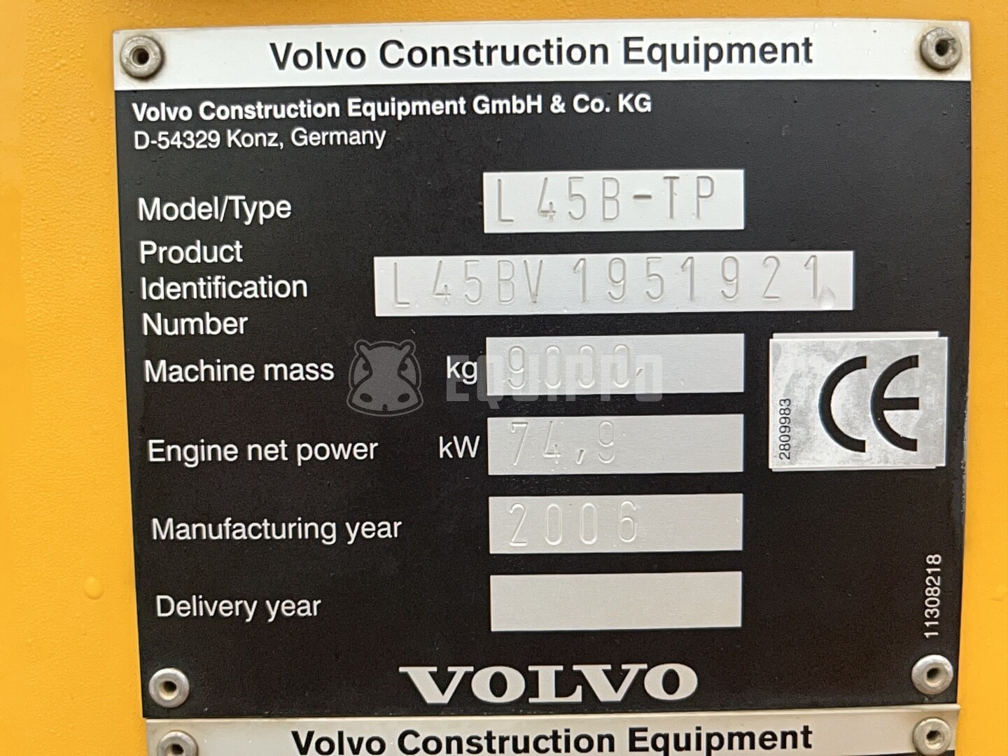 Volvo L45B TP - - Used Wheel Loader