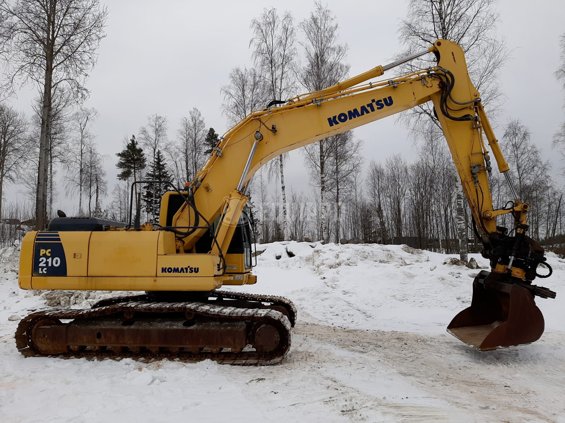 Komatsu PC210LC-8K  -  Engcon EC226 tiltrotator - - Used Tracked Excavator