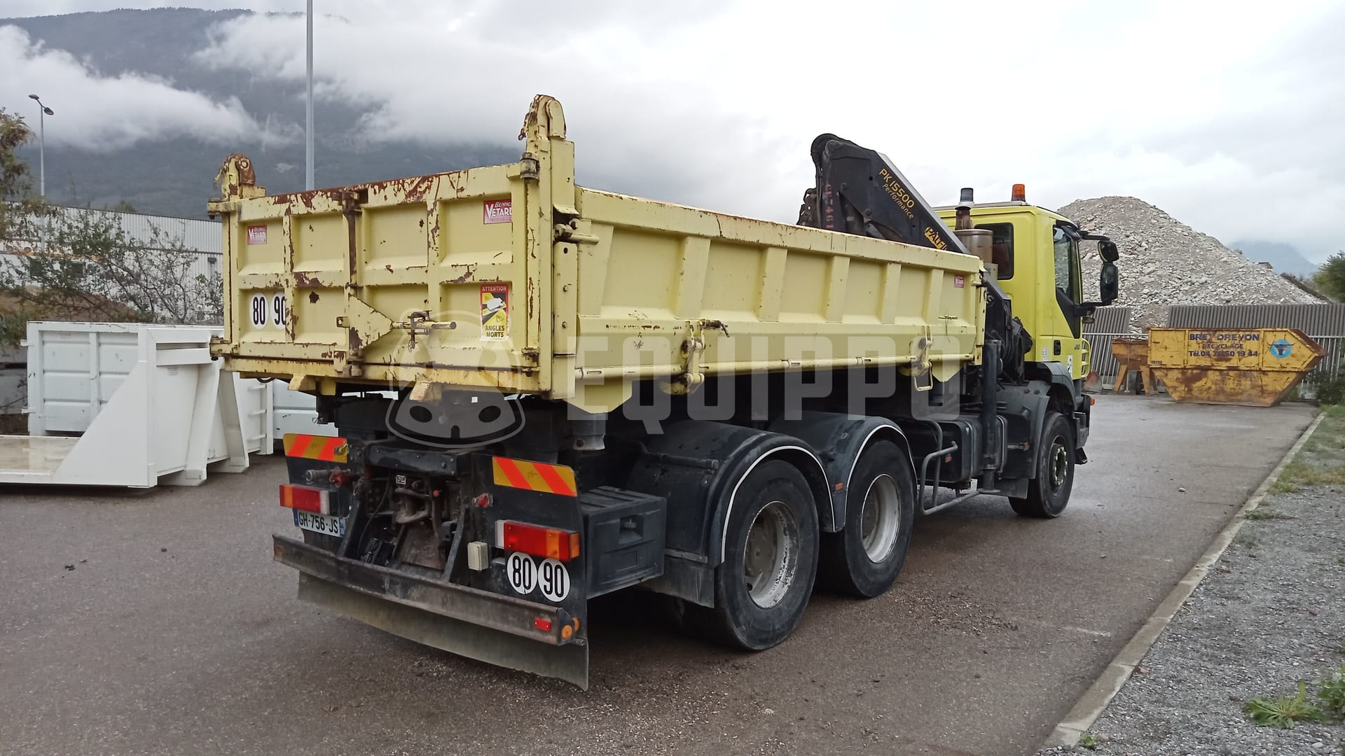 Iveco 6X4 grue tri-benne - - Used Crane Truck