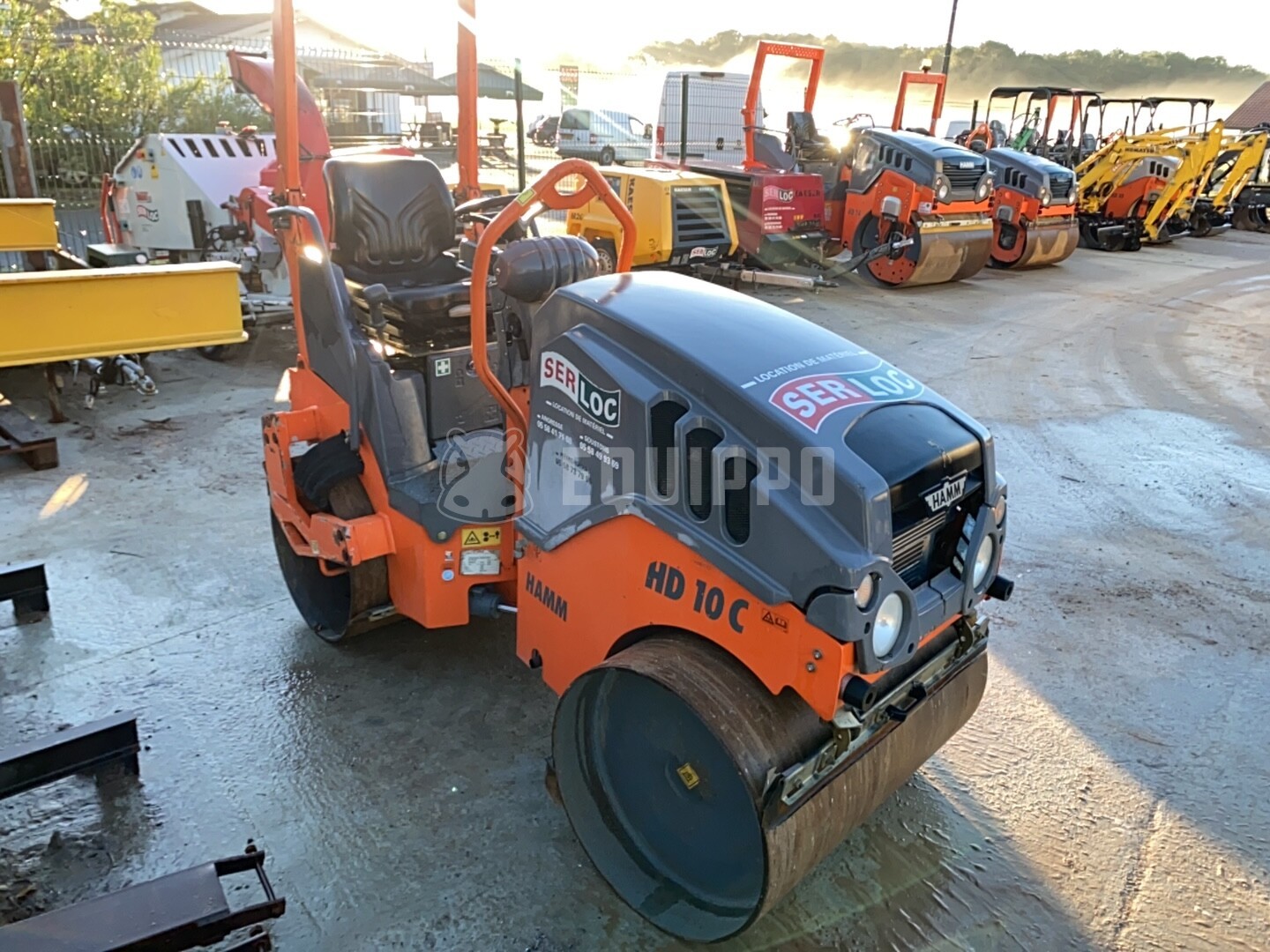Hamm HD 10C VV - - Gebruikte Tandemtrilwals