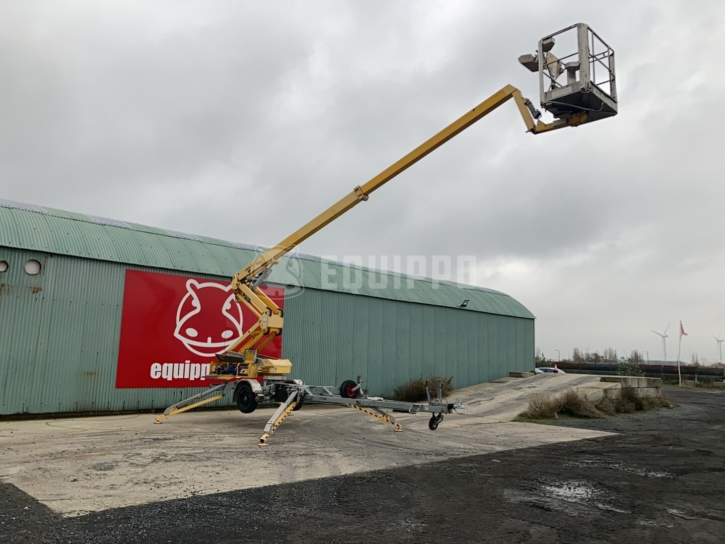 Omme 1550 EX - - Gebrauchte Trailer-Mounted Boom Lift