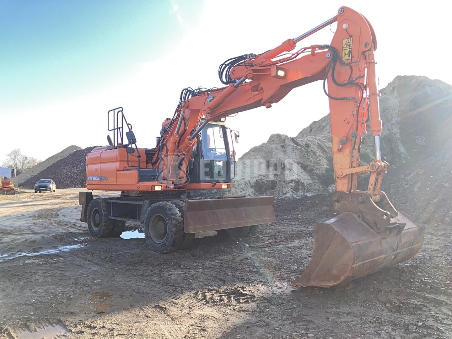 Doosan DX160W-3 - - Gebrauchte Mobilbagger