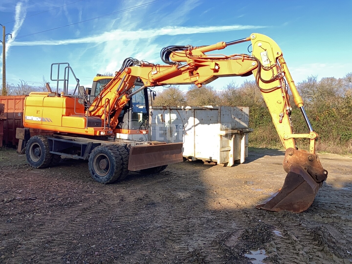 Doosan DX160W-3 - - Gebrauchte Mobilbagger