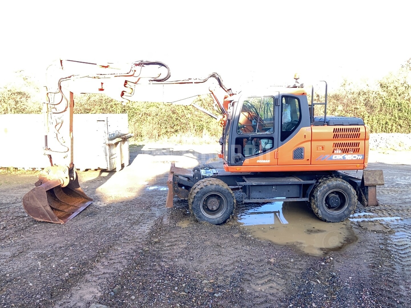 Doosan DX160W-3 - - Gebrauchte Mobilbagger