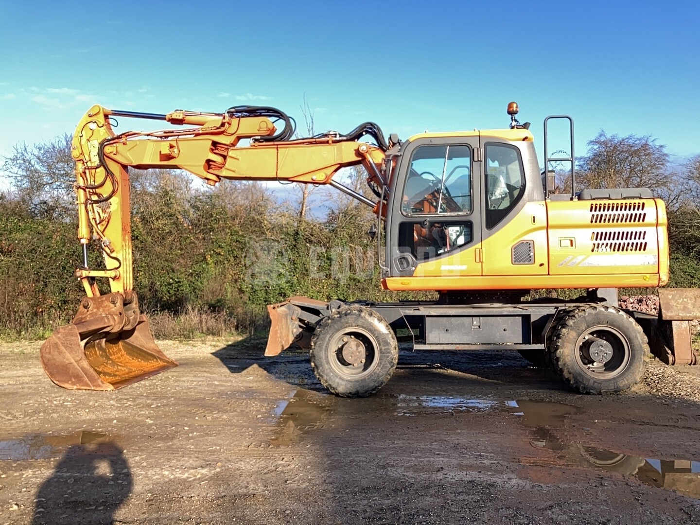 Doosan DX160W-3 - - Gebrauchte Mobilbagger