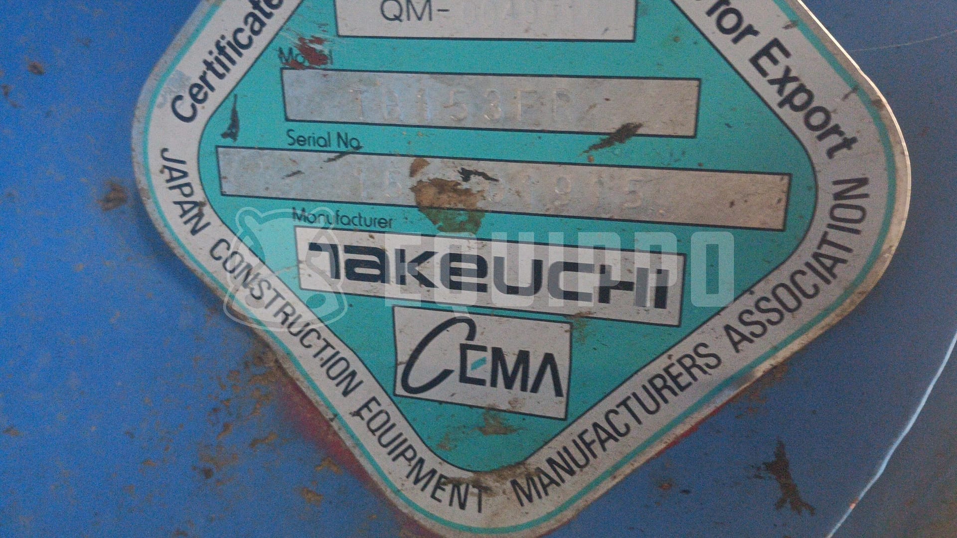 Takeuchi Tb 153 Fr - - Used Mini Excavator < 7t