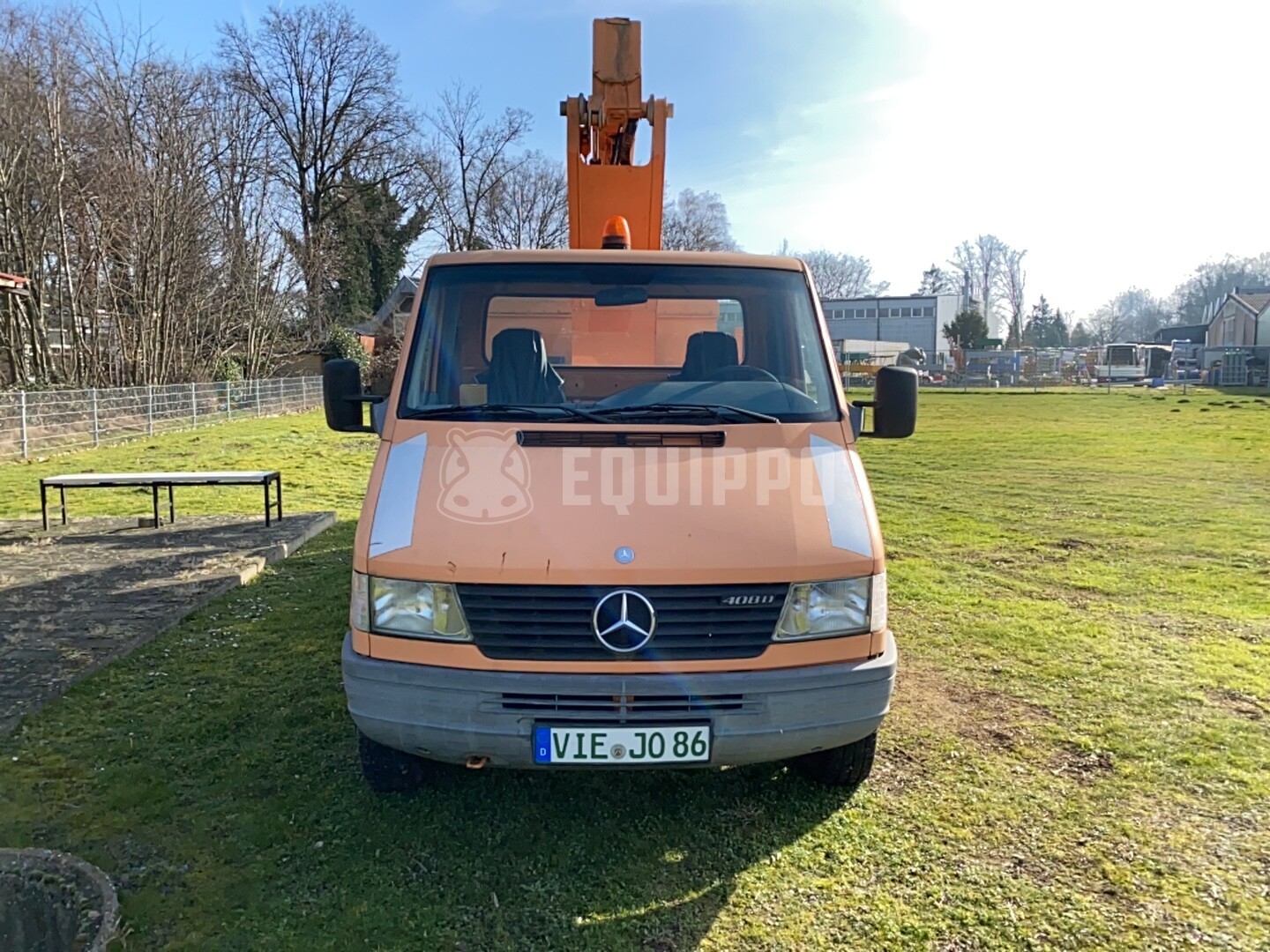 Mercedes-Benz 408D w/Ruthman TL180 boom - - Used Truck-Mounted Boom Lift
