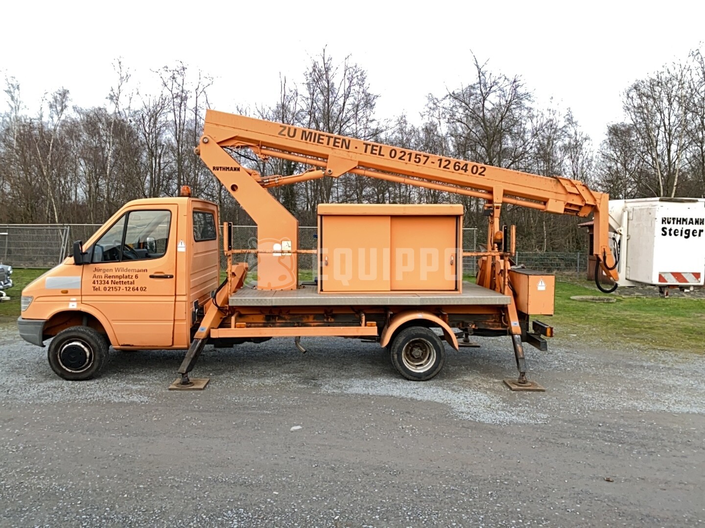 Mercedes-Benz 408D w/Ruthman TL180 boom - - Used Truck-Mounted Boom Lift