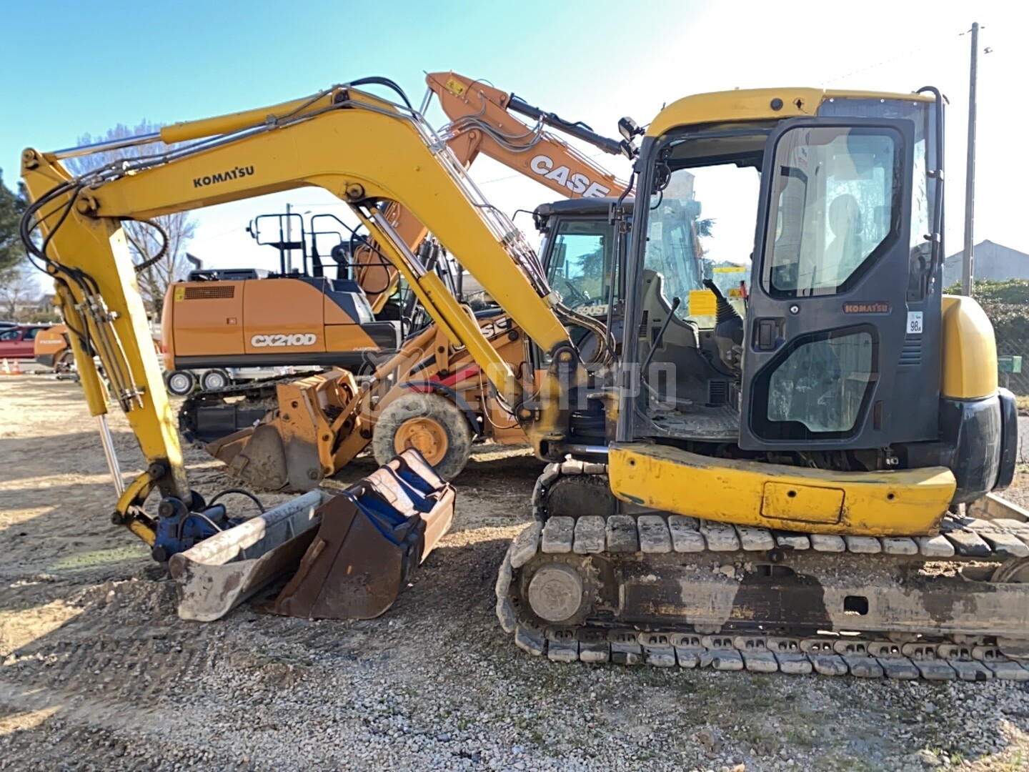 Komatsu PC80MR3 - - Used Midi Excavator 7t - 12t