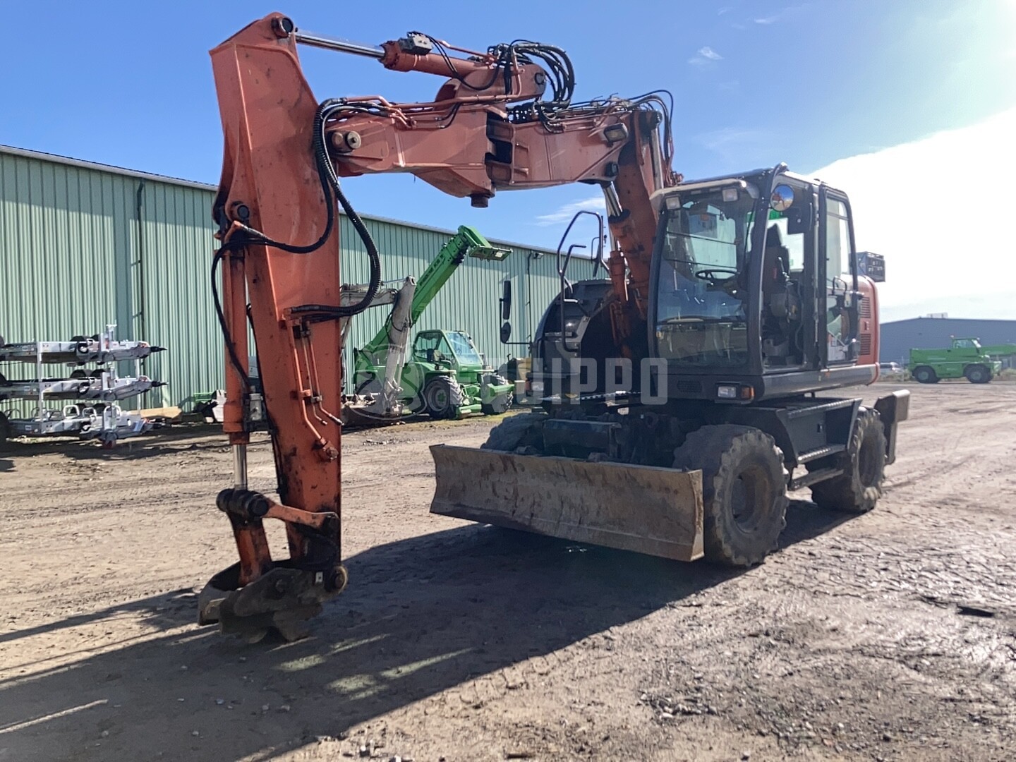 Hitachi ZX145W-3 - - Used Wheeled Excavator