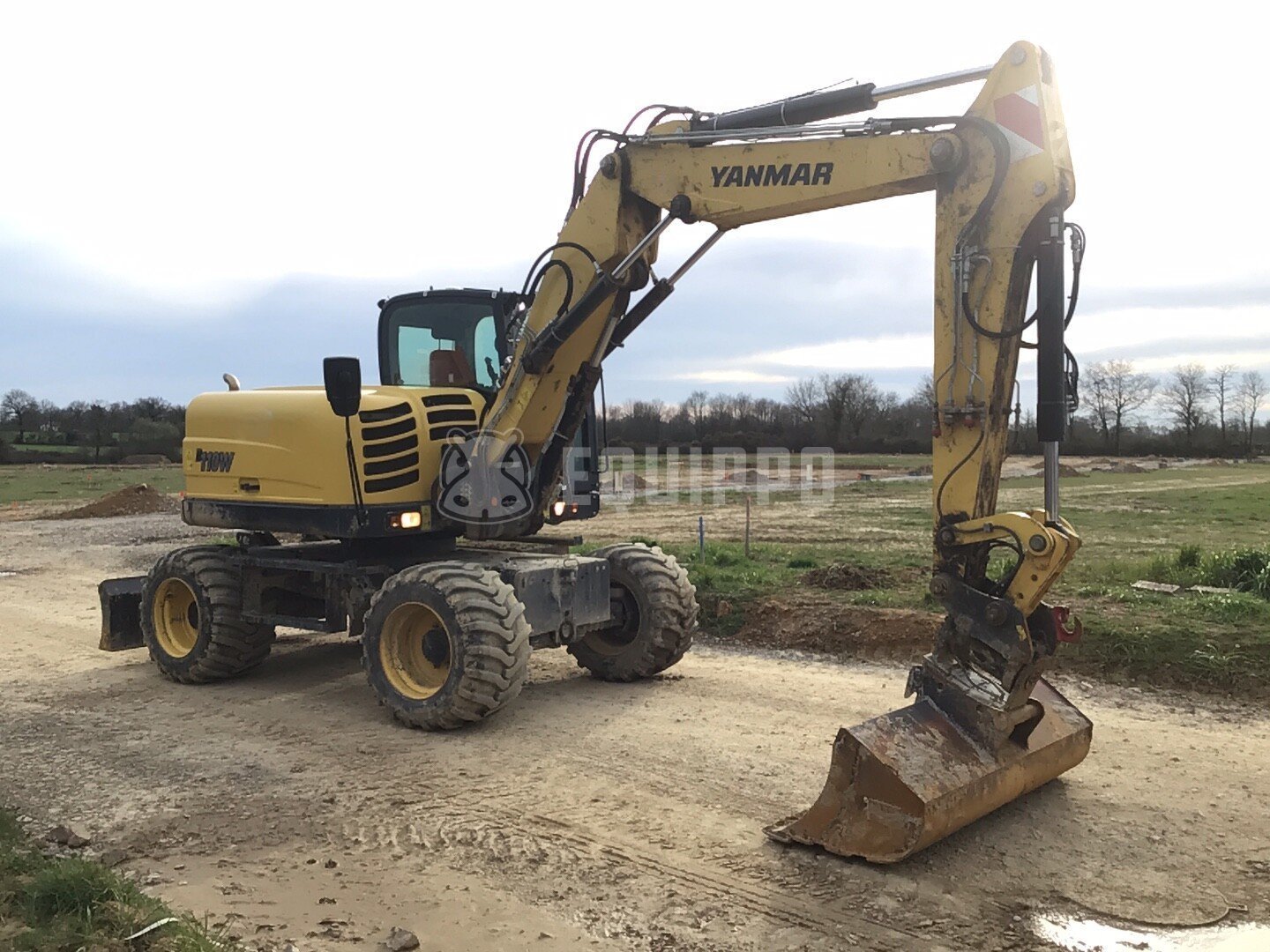 Yanmar B110W (under constructor's guarantee) - - Used Wheeled Excavator
