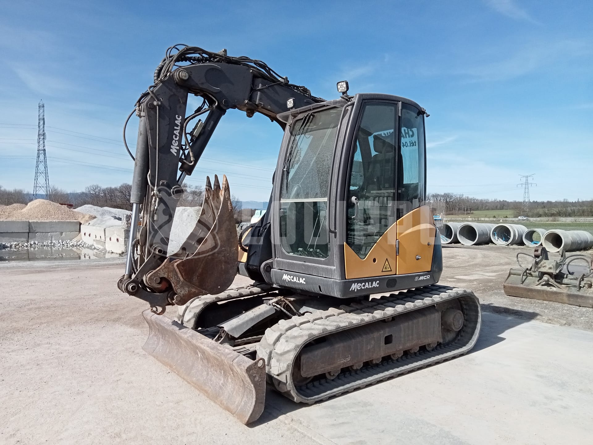 Mecalac 8MCR - - Used Midi Excavator 7t - 12t