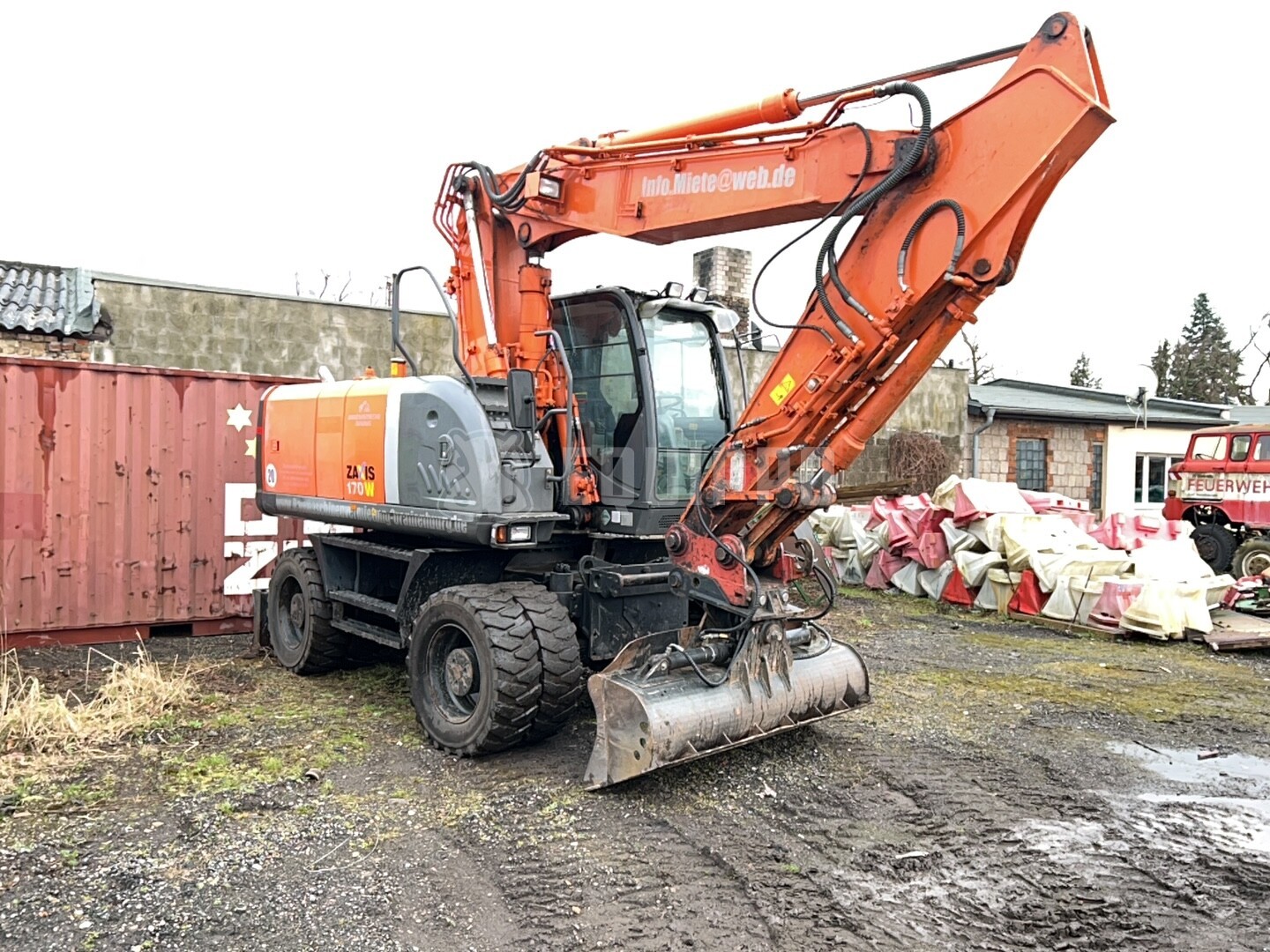 Hitachi ZX 170W-3 - - Used Wheeled Excavator