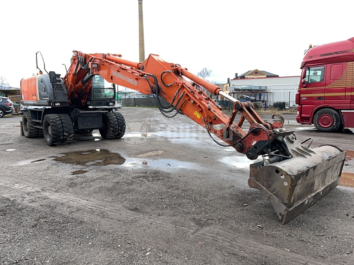 Hitachi ZX 170W-3 - - Used Wheeled Excavator